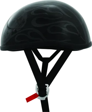 Skid Lids Ghost Skull Flames Helmet - Medium