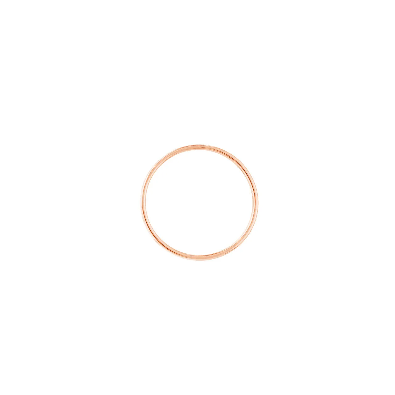 Stackable Wire Ring 14k Gold Minimalist Ring