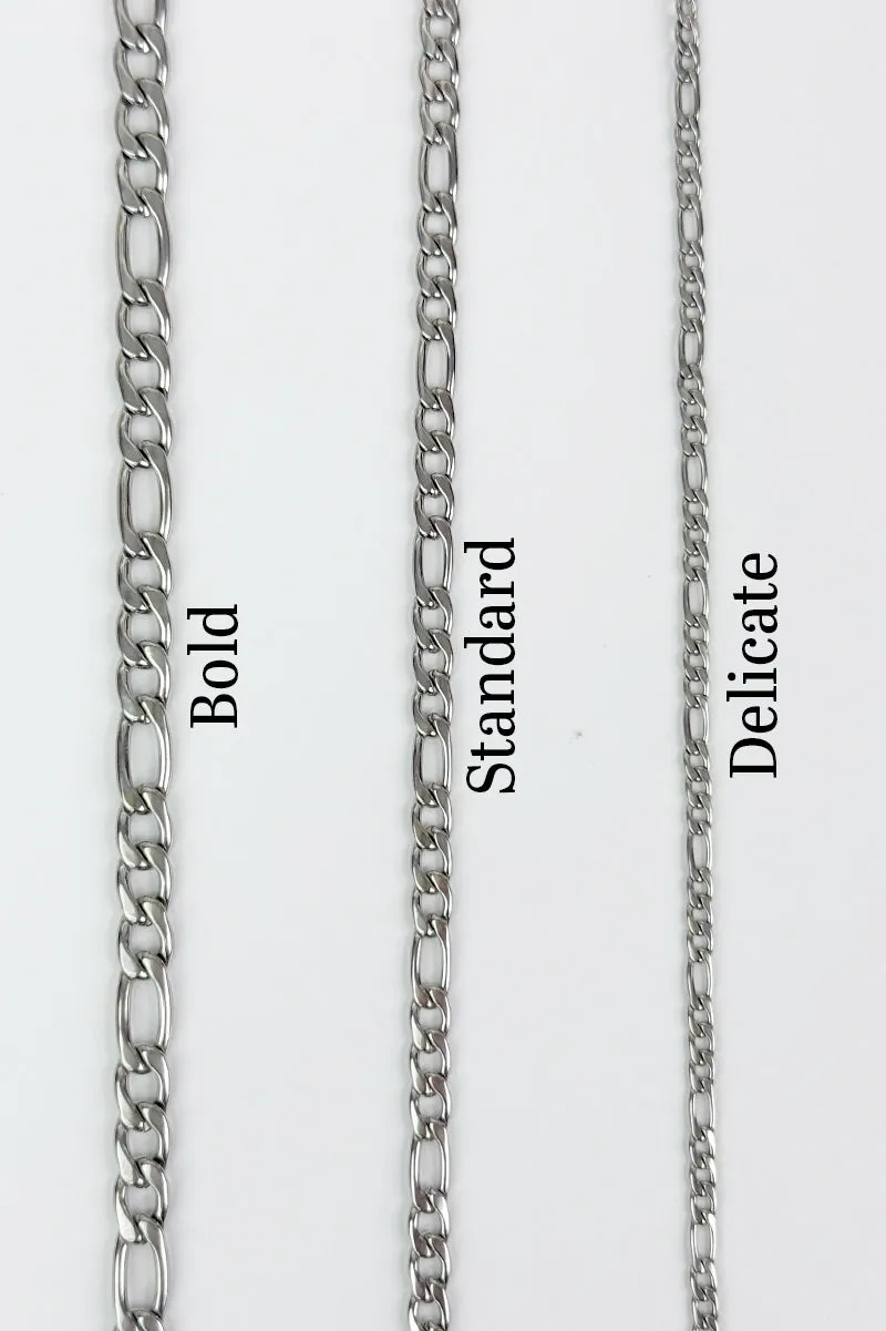 Standard Figaro Chain in Silver