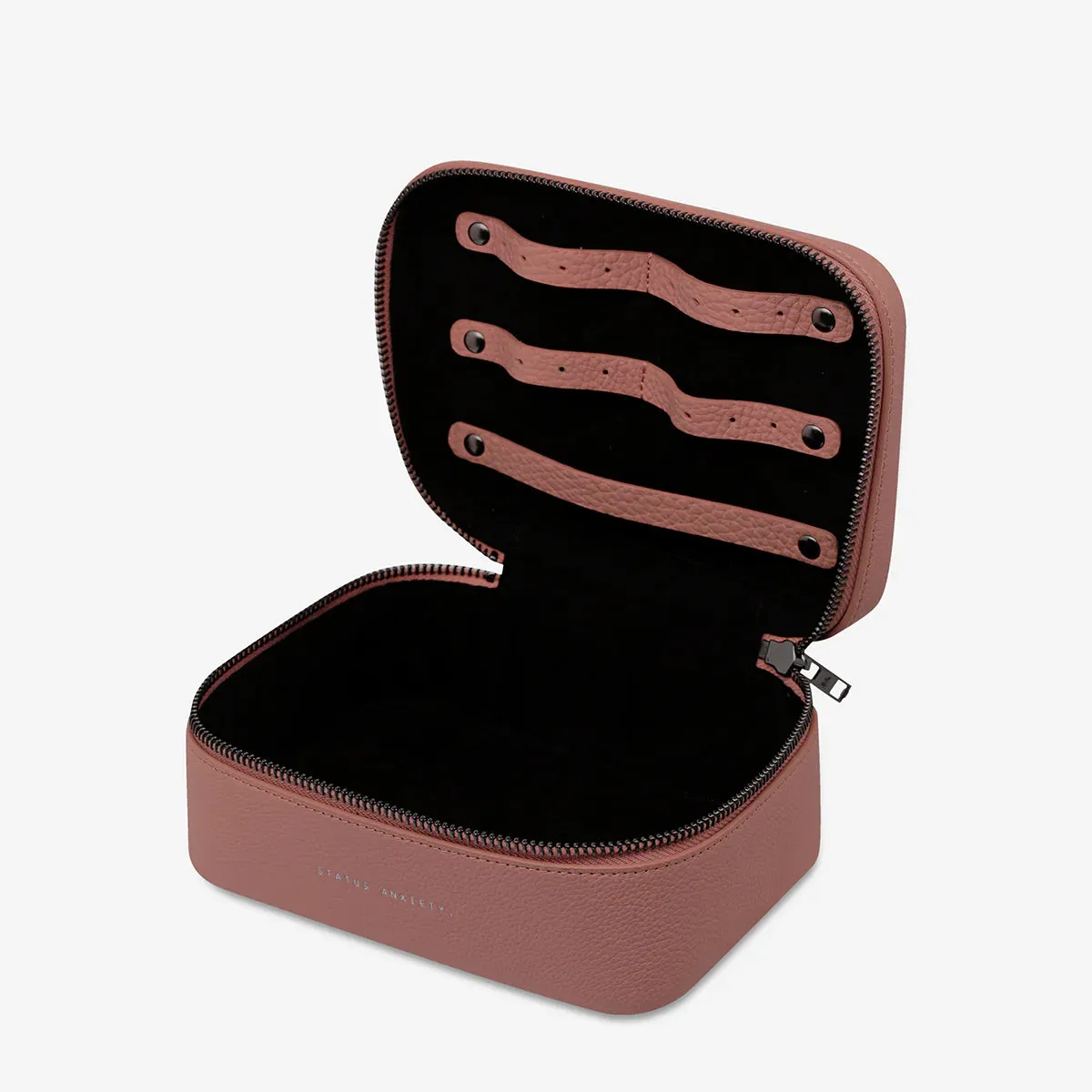 Status Anxiety Shining Armour Jewellery Case - Dusty Rose
