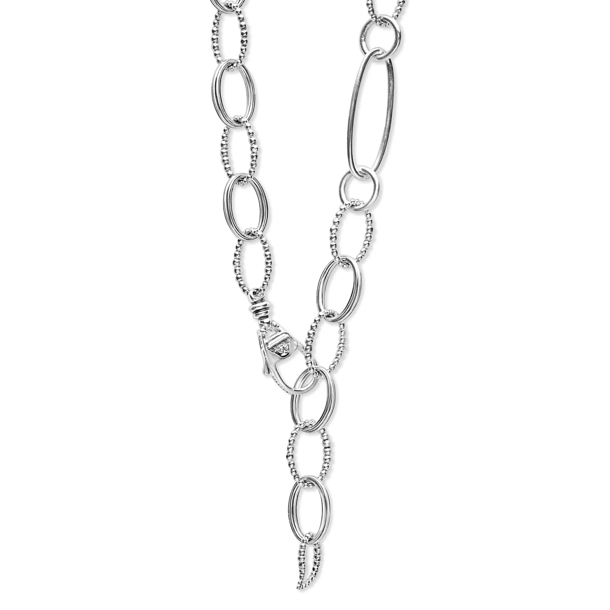 Sterling Silver Link Necklace | 20"