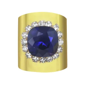 Sydney Square Ring Royal Blue - TOVA