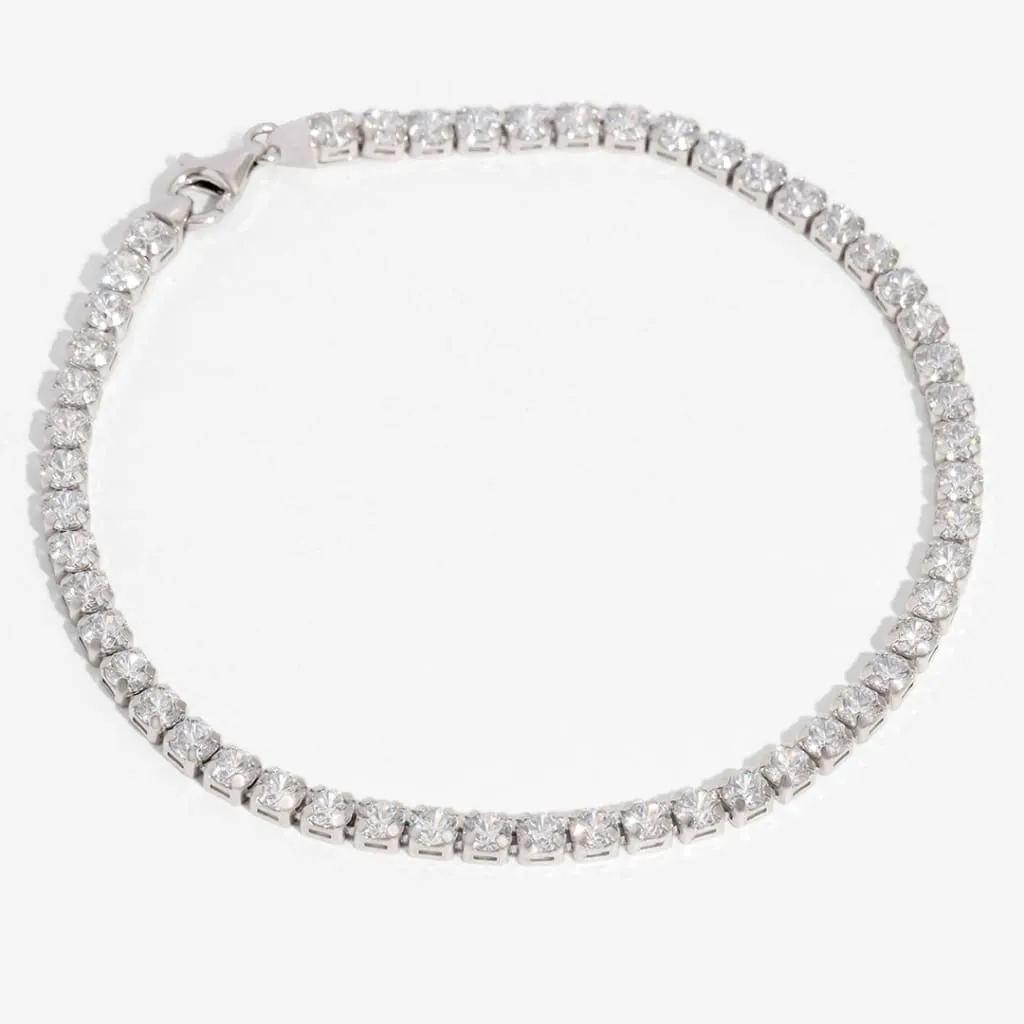 Tennis Bracelet | Sterling Silver