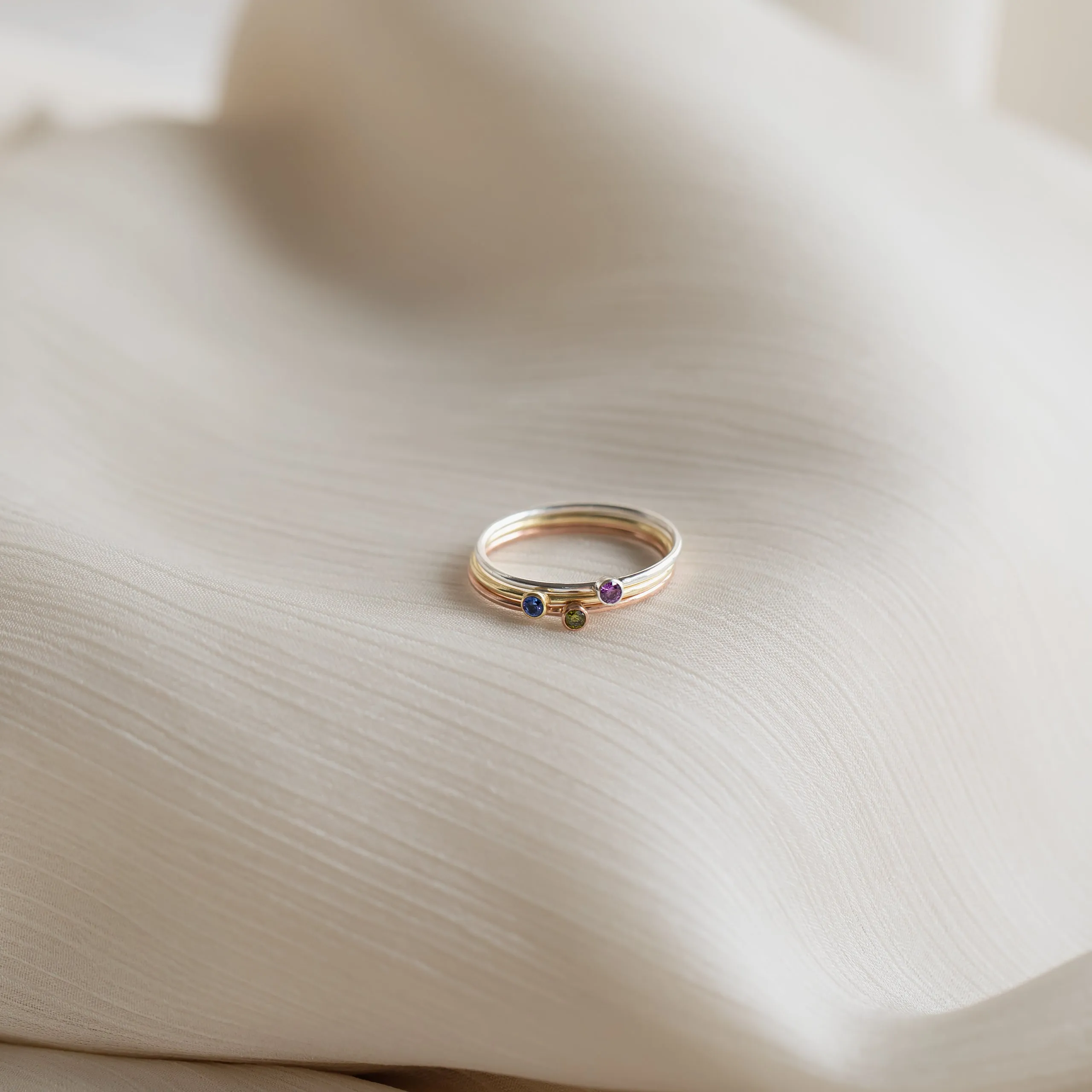 The Tiny Birthstone Ring