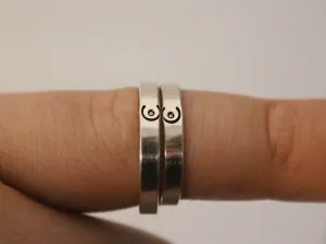 Thin Boobs Ring Set