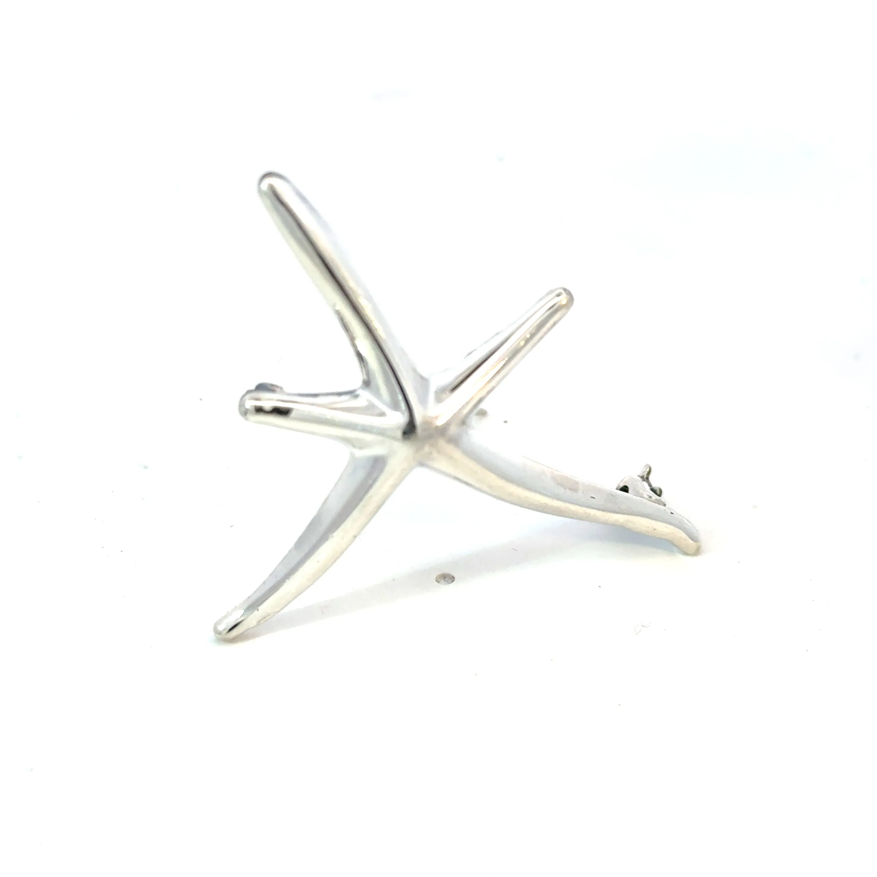 Tiffany & Co Estate Starfish Brooch Sterling Silver By Elsa Peretti 6.5g TIF841