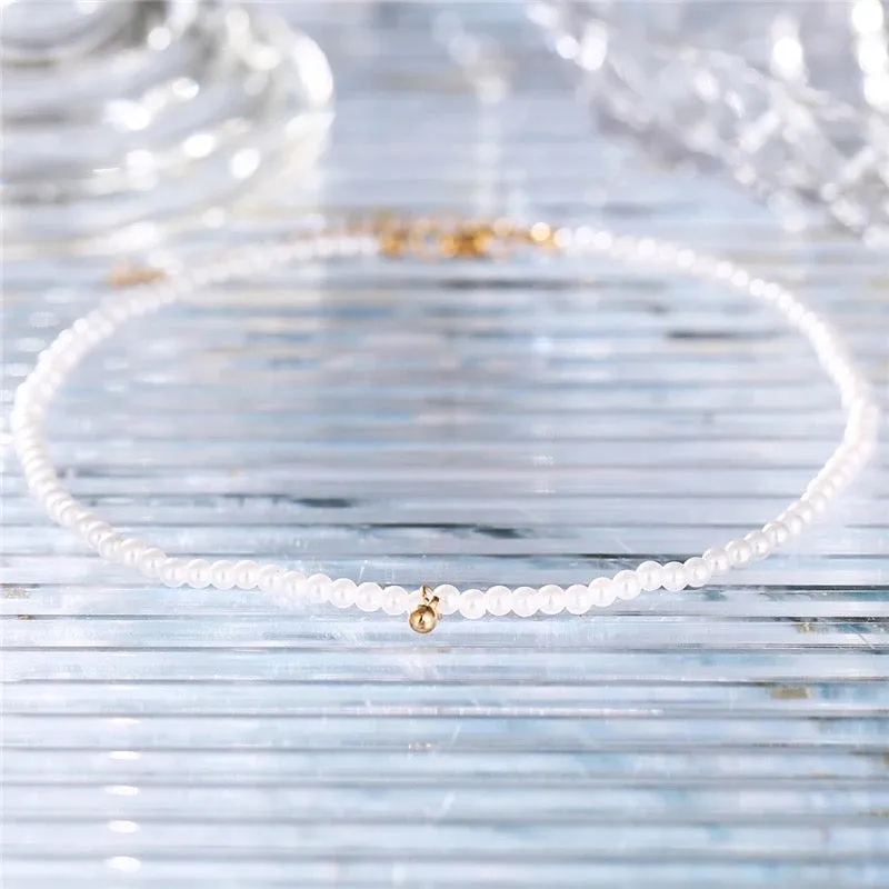 Tiny Pearl Necklace