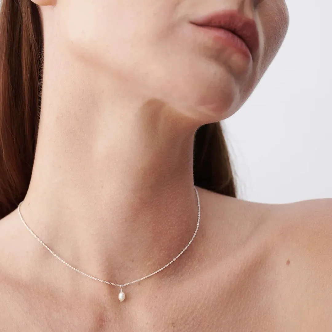 Tiny Pearl Necklace