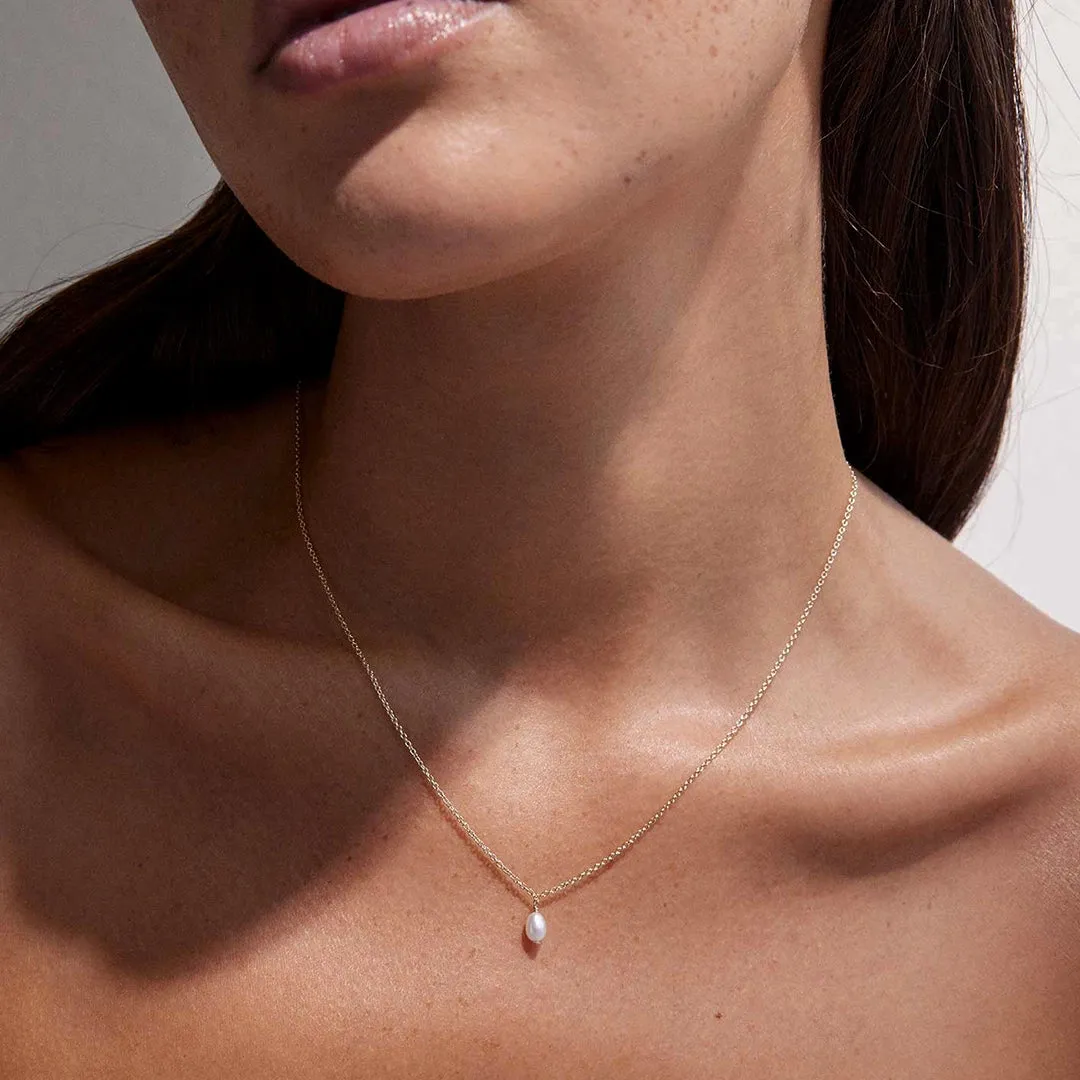 Tiny Pearl Necklace