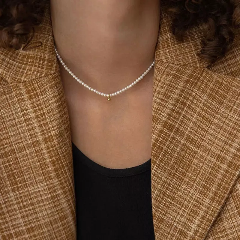 Tiny Pearl Necklace