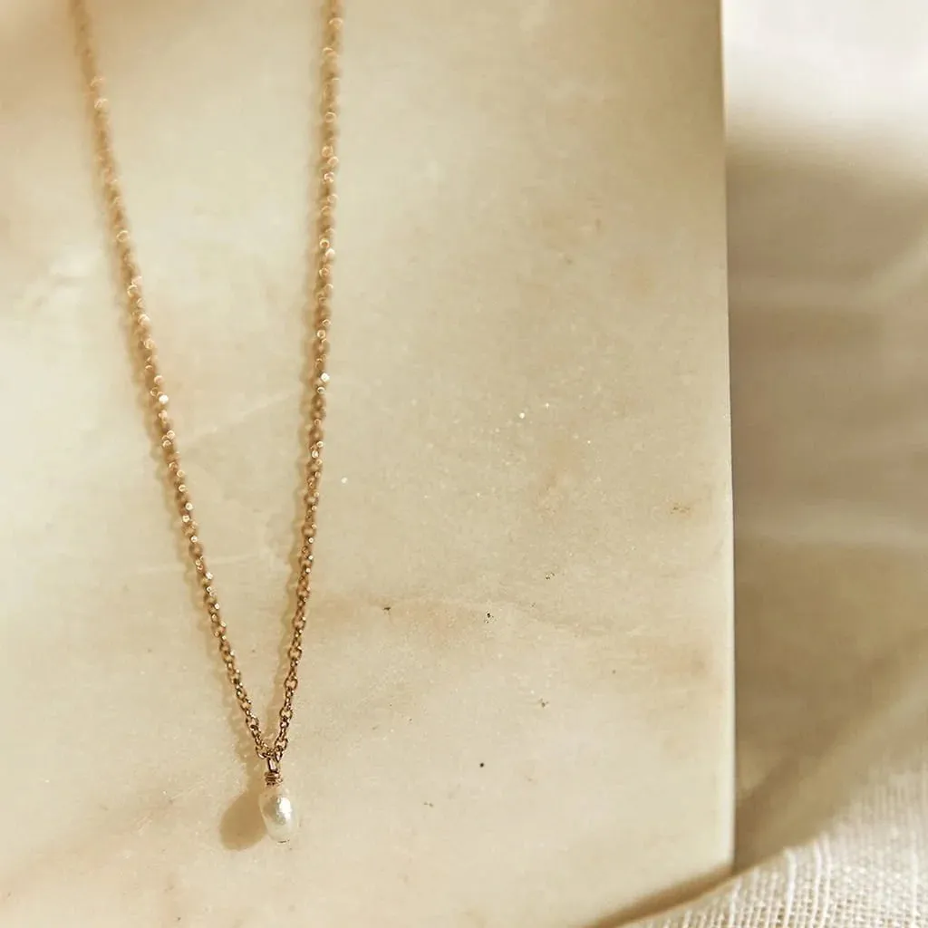 Tiny Pearl Necklace