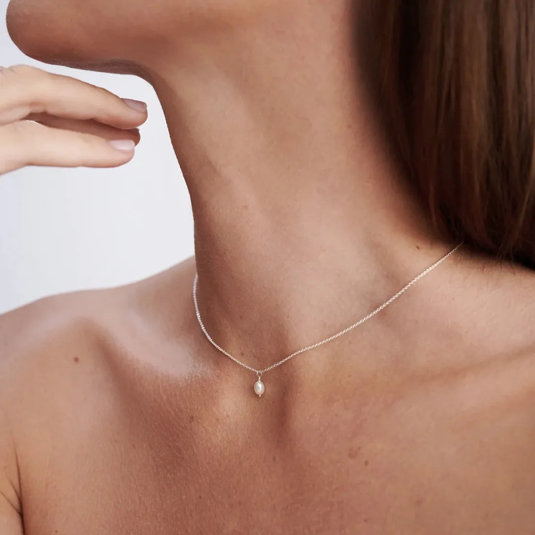 Tiny Pearl Necklace