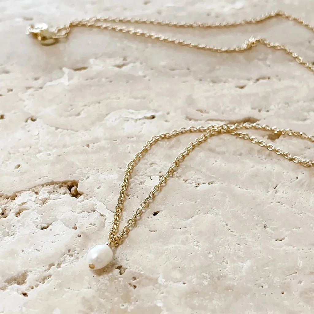 Tiny Pearl Necklace