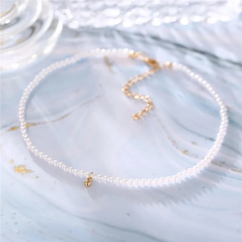 Tiny Pearl Necklace