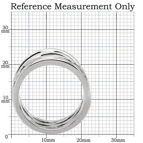 TK144 - Stainless Steel Ring High polished (no plating) Women No Stone No Stone