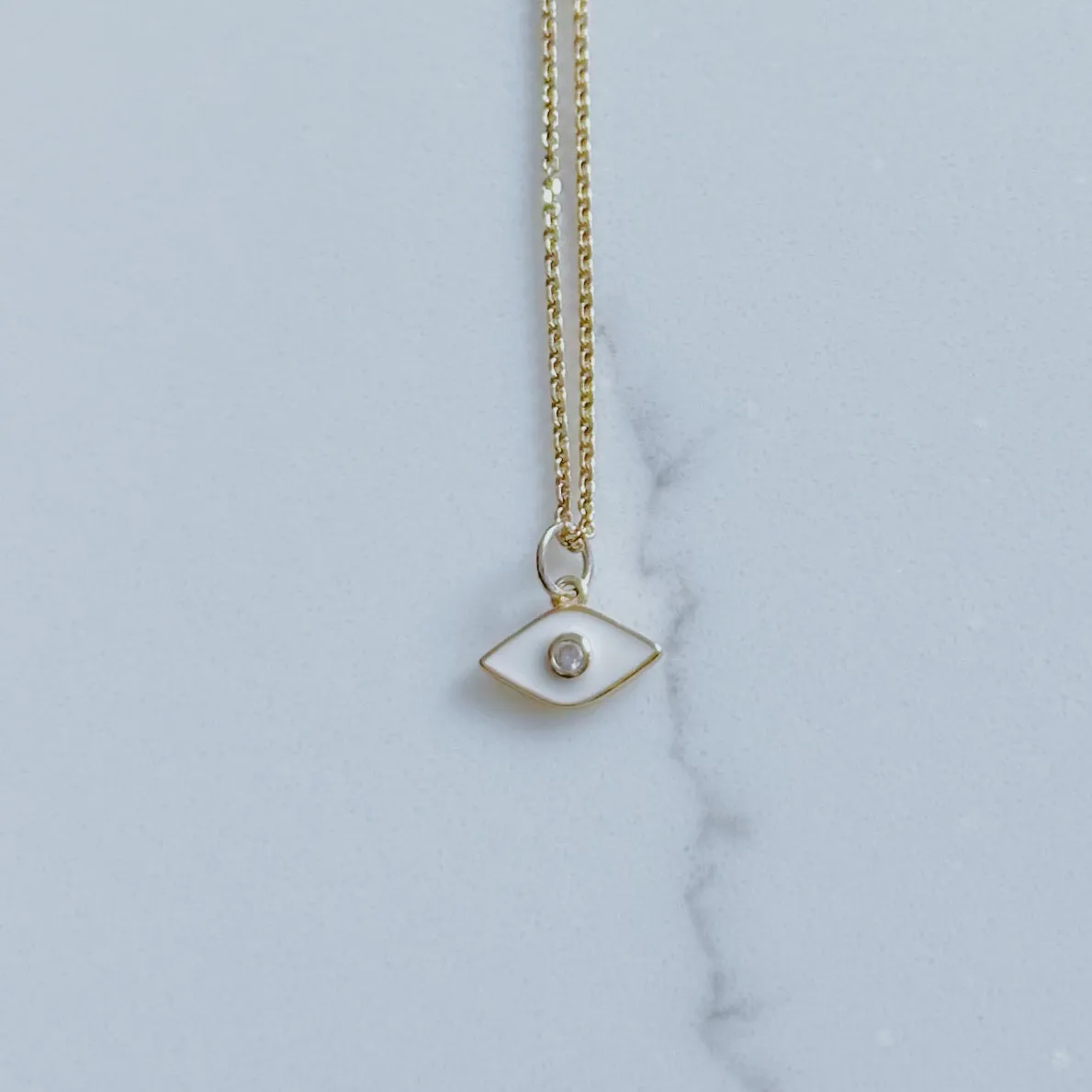 Turkish evil eye necklace