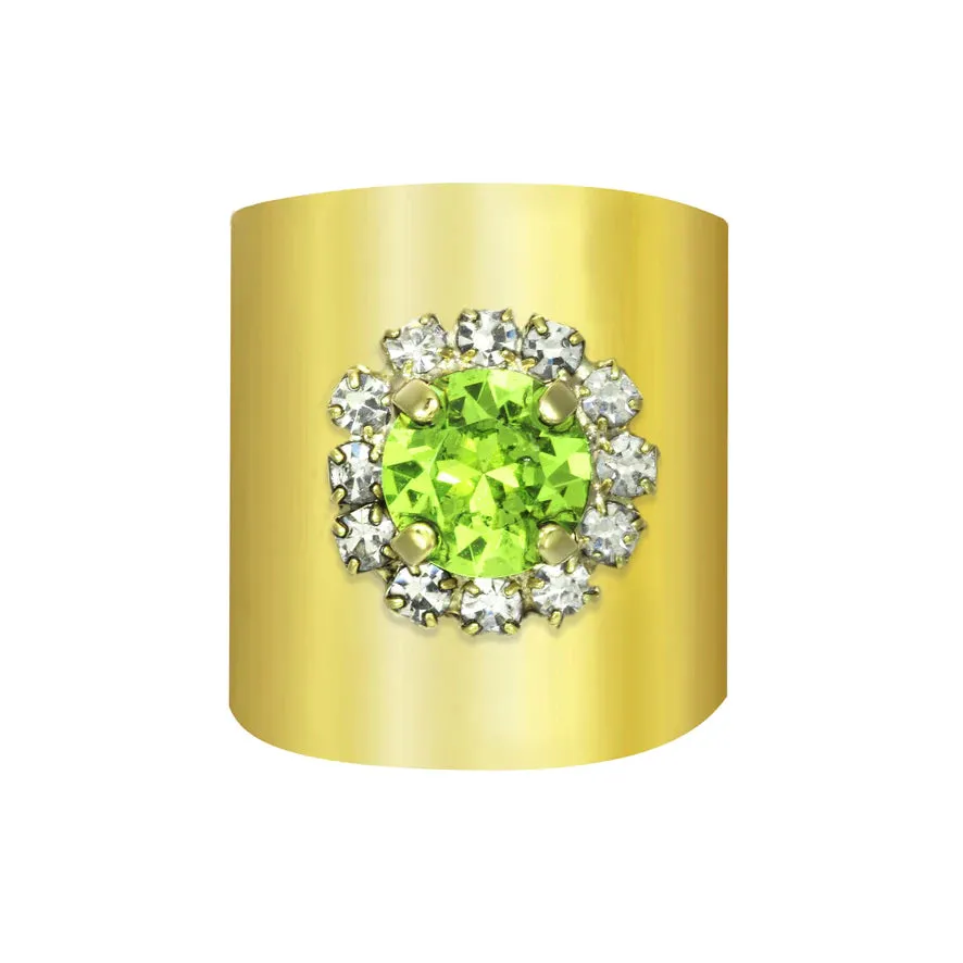 VIDA ADJUSTABLE GREEN RING - TOVA