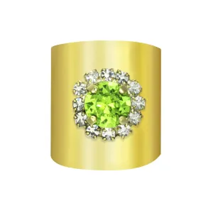 VIDA ADJUSTABLE GREEN RING - TOVA